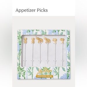 NIB Lilly Pulitzer GWP appetizer picks